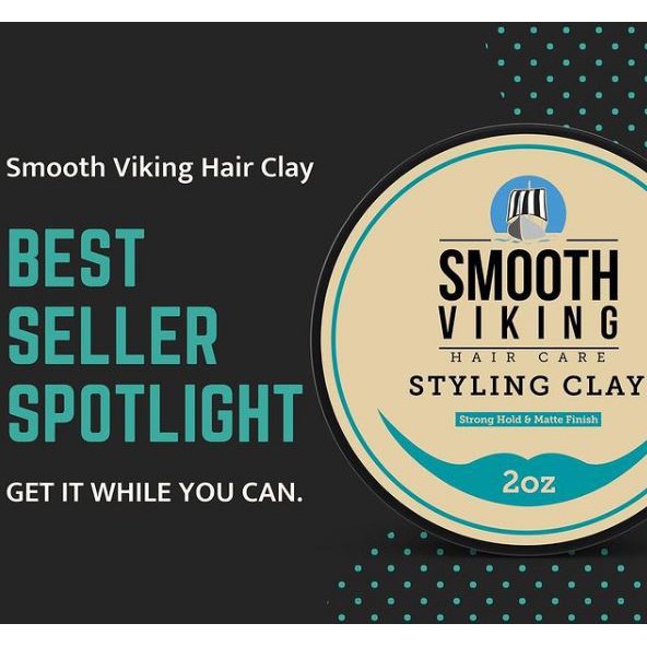 smooth viking hair clay