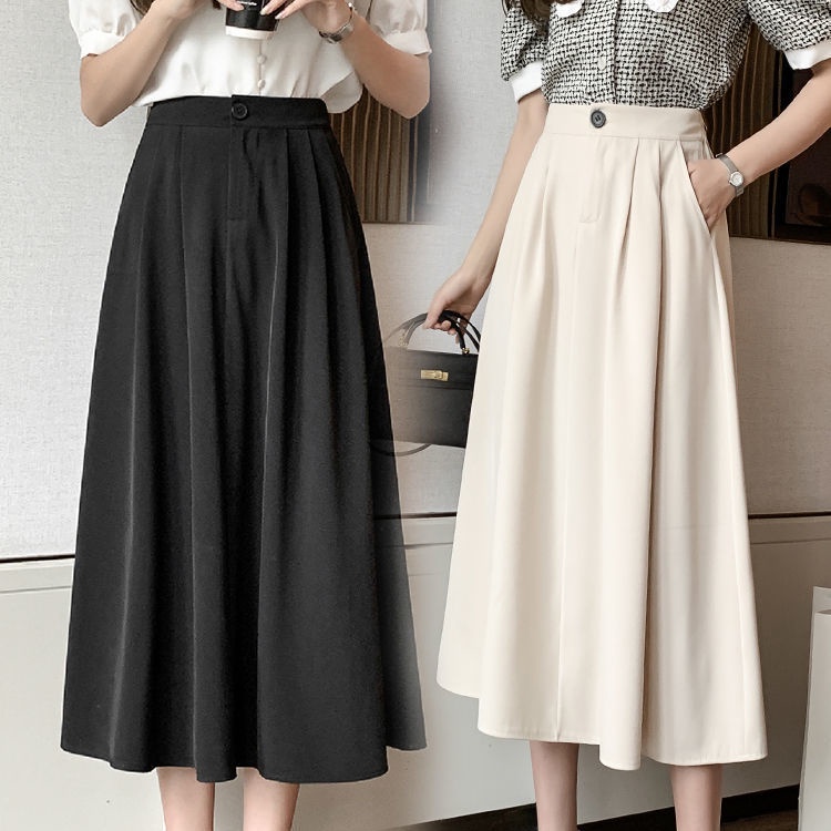 Summer 2022 new women's skirts high waist and thin Aline umbrella