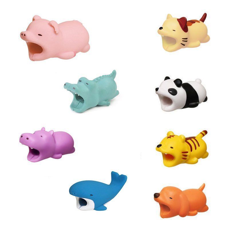 Cartoon Cute Animal Cable Bite USB Charger Data Protector Cover For iPhone  5 5S 6 6S 7 8 Plus Ipad Phone Accessories | Shopee Malaysia