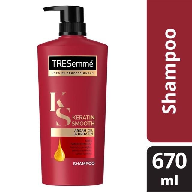 Tresemme Haircare Shampoo Conditioner Keratin Smooth Scalp Care Hair Fall Control Total Saloon Detox Spray 670ml 340ml Shopee Malaysia