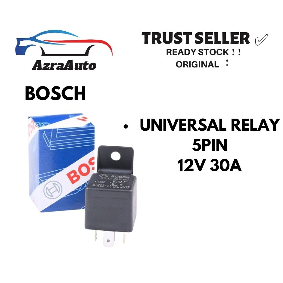 Bosch Relay 5pin Universal Automotive Car Relay 12V 30A 5 PIN 0332 019