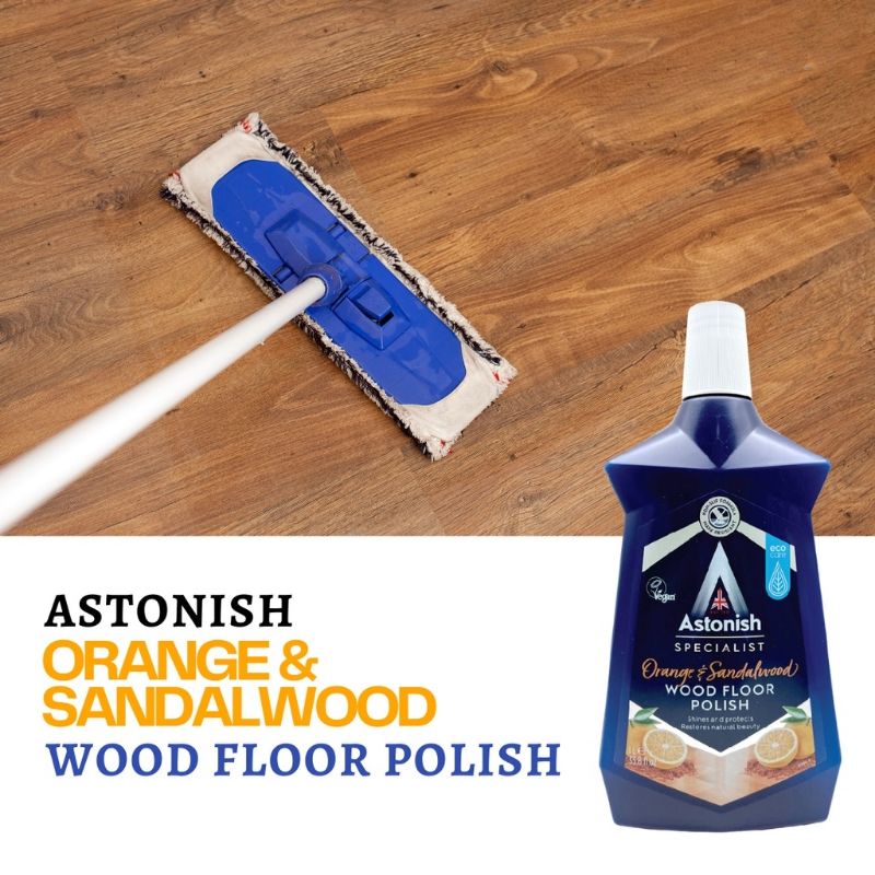 ASTONISH Premium Edition Orange & Sandalwood Wood Floor Polish C6130 1