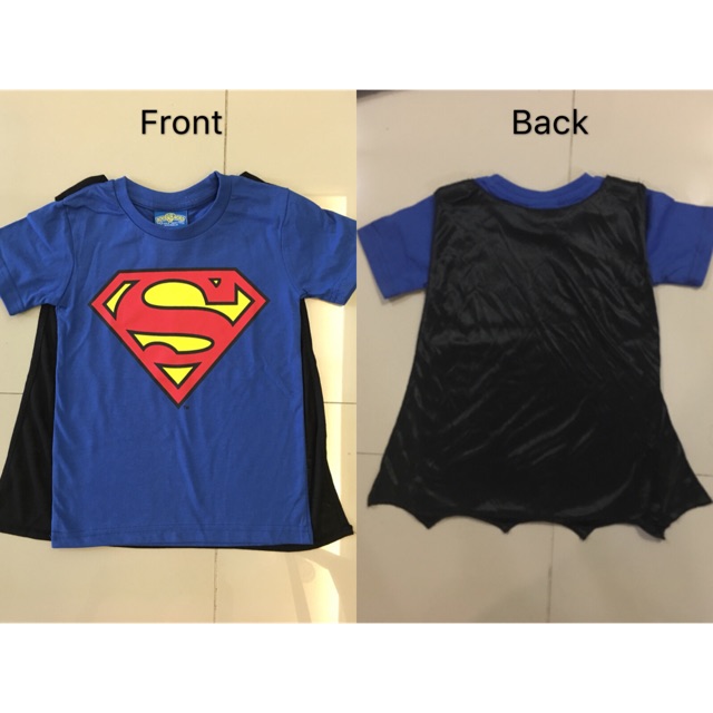 toddler superman shirt with cape