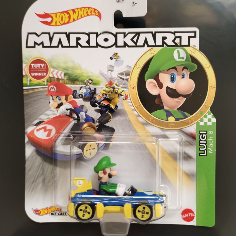 Hot Wheels Mario Kart Luigi Mach 8 New | Shopee Malaysia