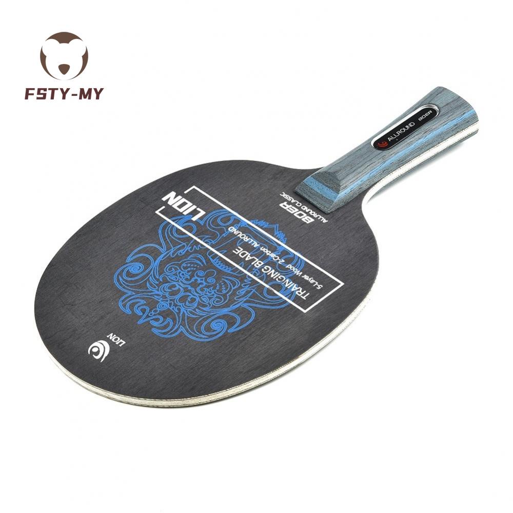 BOER AL-Lion Table Tennis Racket Soleplate Long Handle Horizontal Ping ...