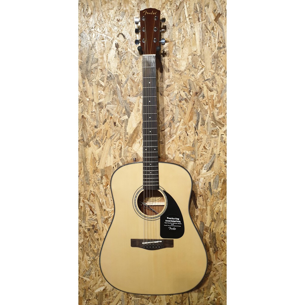 Fender CD-60S Nat-DS-V2 Acoustic Dreadnought Guitar with Fishman isys ...