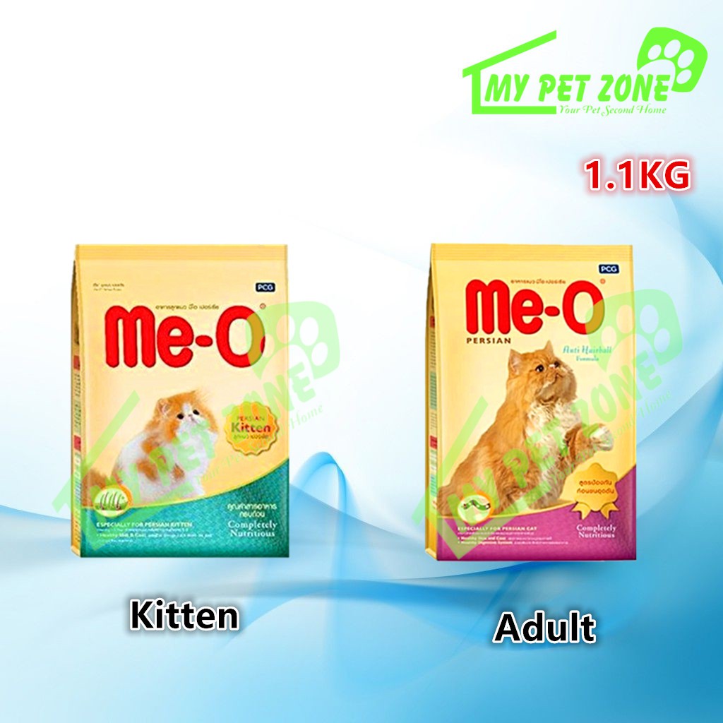 Me O Persian Kitten / Adult Cat Food 1.1KG / Makanan Kucing Murah 