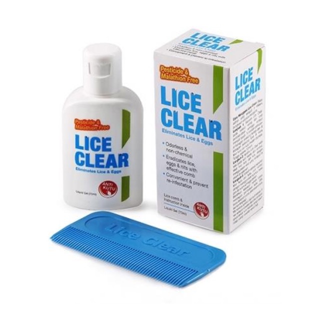 Lice Clear Shampoo 70ml + Lice Comb Shopee Malaysia