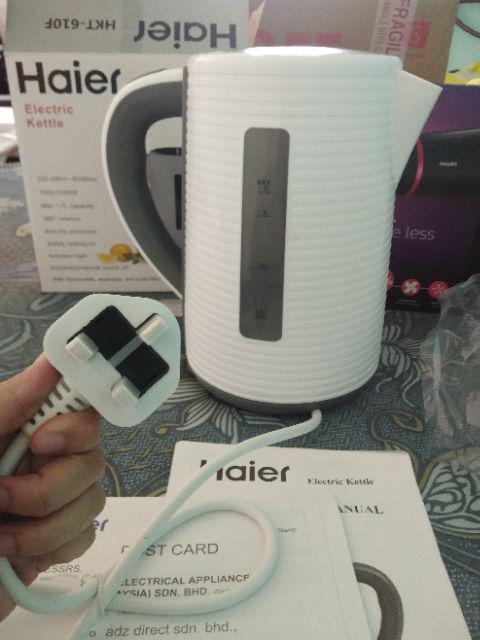 Haier Jug Kettle 1 7l Hkt 610f Random Color Shopee Malaysia