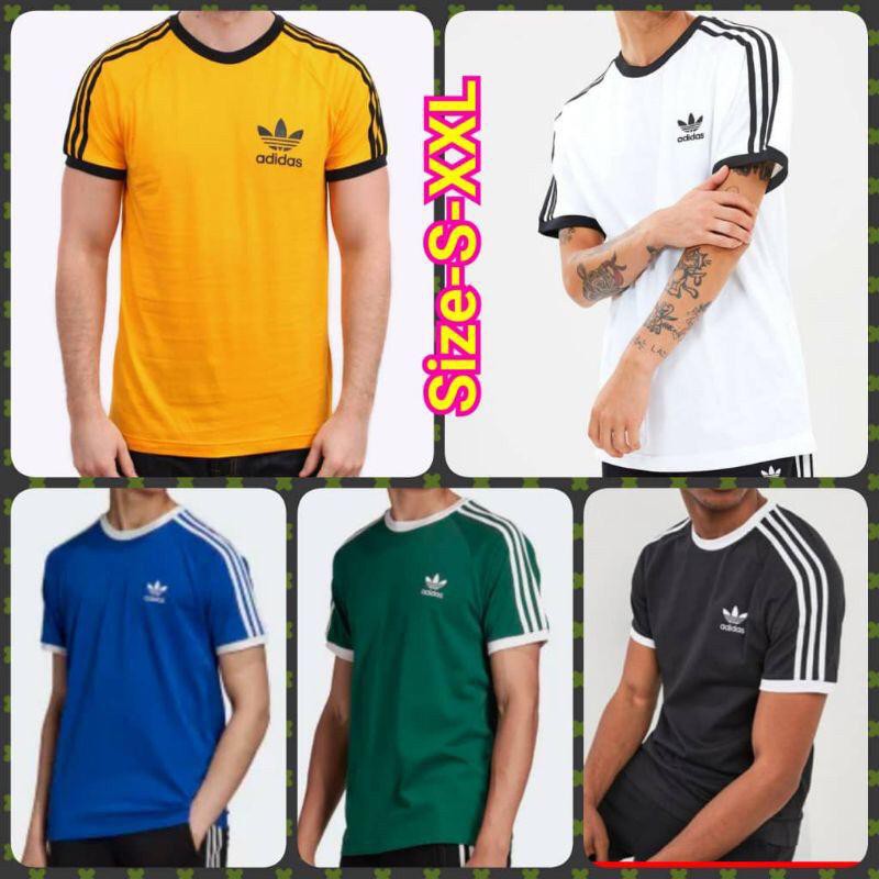 ADIDAS T-shirt Men Women Tee Cotton sportwear Tee sport Baju Apparel Clothing Clothes Brand casual