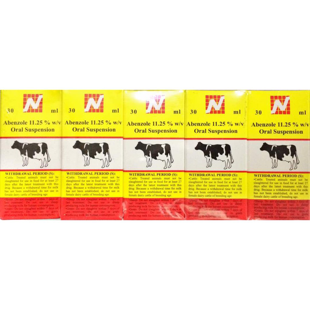 Ubat Cacing Lembu Dan Kambing Abenzole 30ml Shopee Malaysia