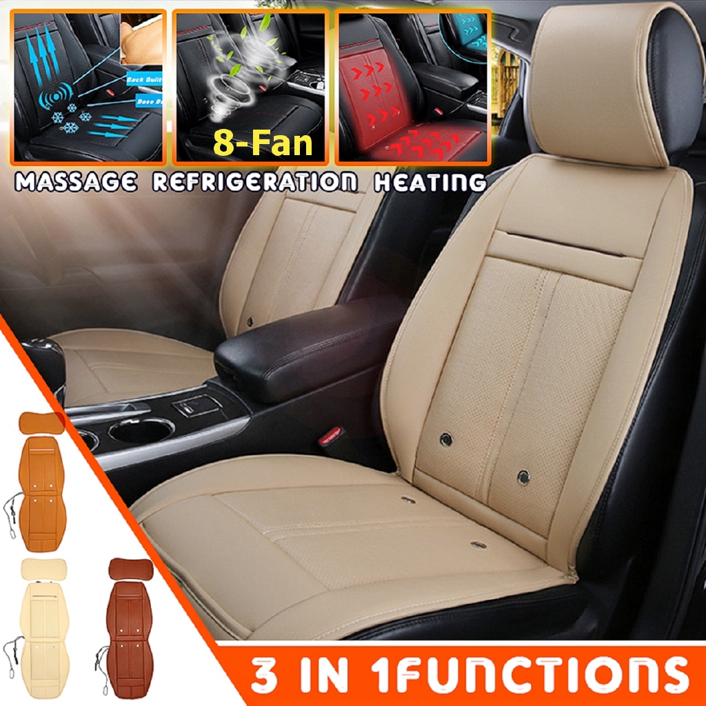 3 In 1 Car Seat Cover Cushion Cooling /& Warm Heated /& Massage Chair Universal