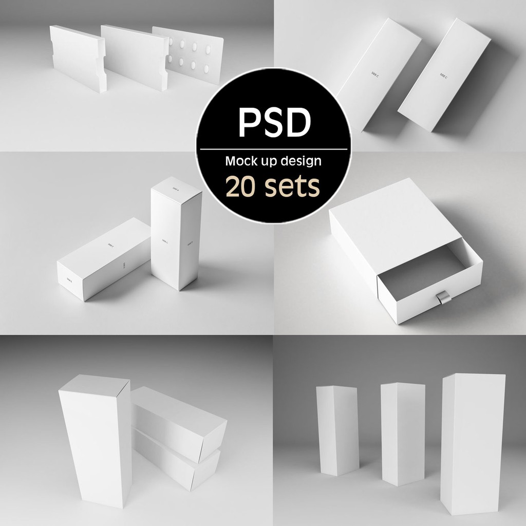 Background Design Template bundle pack / Mock Up / Jewelry Box / White Box  / Product Packaging / PSD ~ PS060 | Shopee Malaysia
