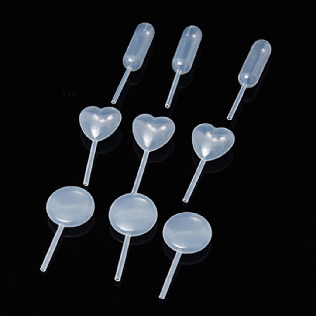 [save] 50pcs 4ml Sauce Droppers For Cupcakes Ice Cream Sauce Ketchup