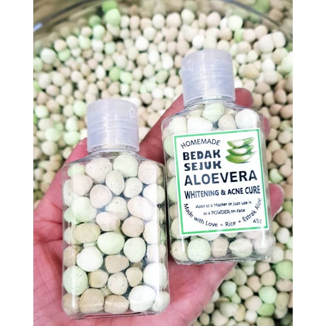 Buy Bedak Sejuk Aloe Vera Whitening Bedak Rawatan Anti Jerawat 100 Produk Alami Seetracker Malaysia