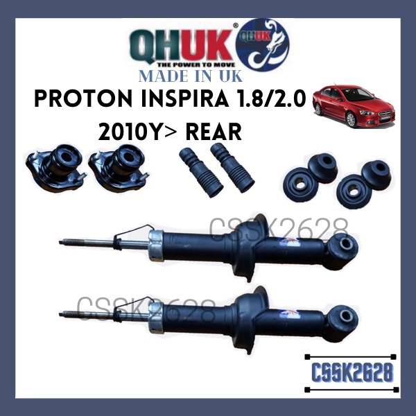 Super Deals Combo Set 8 In 1 Absorber Rear Gas Proton Inspira 1 8 2 0 With Mounting Boot Bush Suspension Shocks Shopee Malaysia