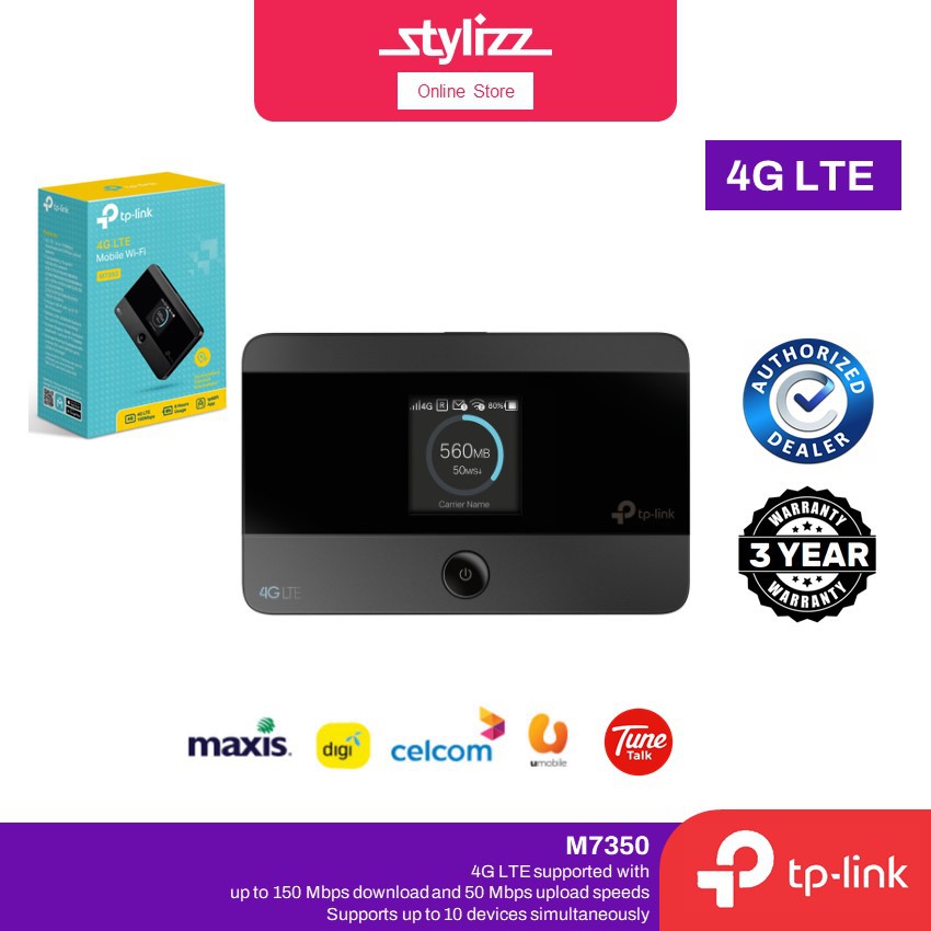 Buy Tp Link 4g Lte Portable Broadband Mobile Wi Fi Modem Router M7350 Seetracker Malaysia