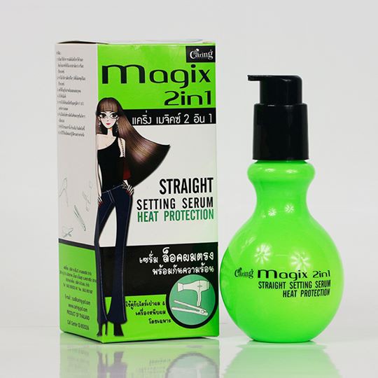 Caring Magix 2in1 Straight Setting Serum Heat Protection Shopee