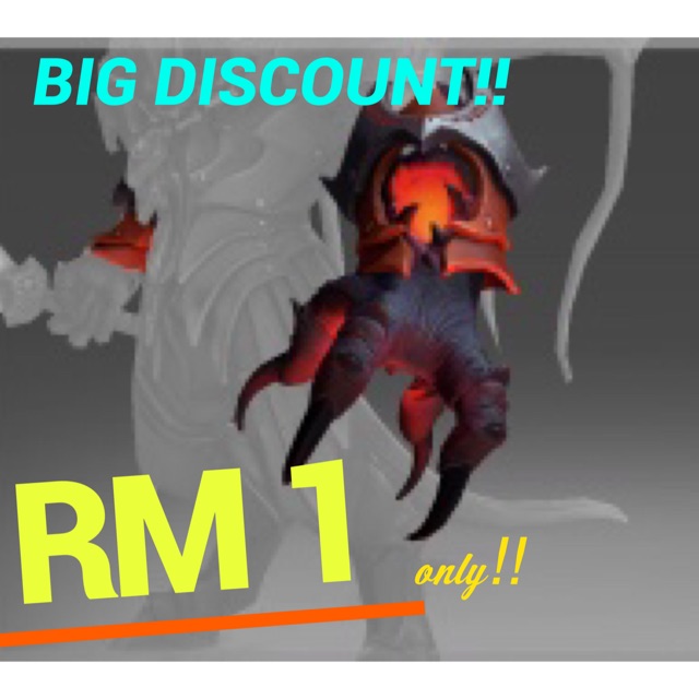 Rm 1 Event Dota 2 Doom Immortal Arms Zeal Of Omoz Arkosh Shopee