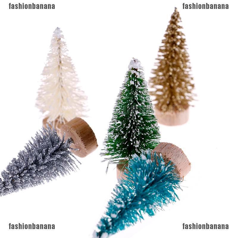 Home Garden 12pcs Diy Christmas Tree Small Pine Trees Xmas Party