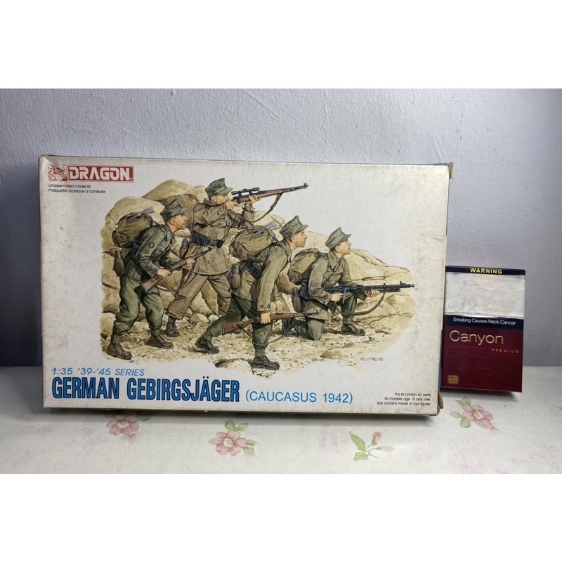 Figurine Dragon – Gebirgsjäger Soldat Allemand – 2,8 Cm – Plastique Et Tissu