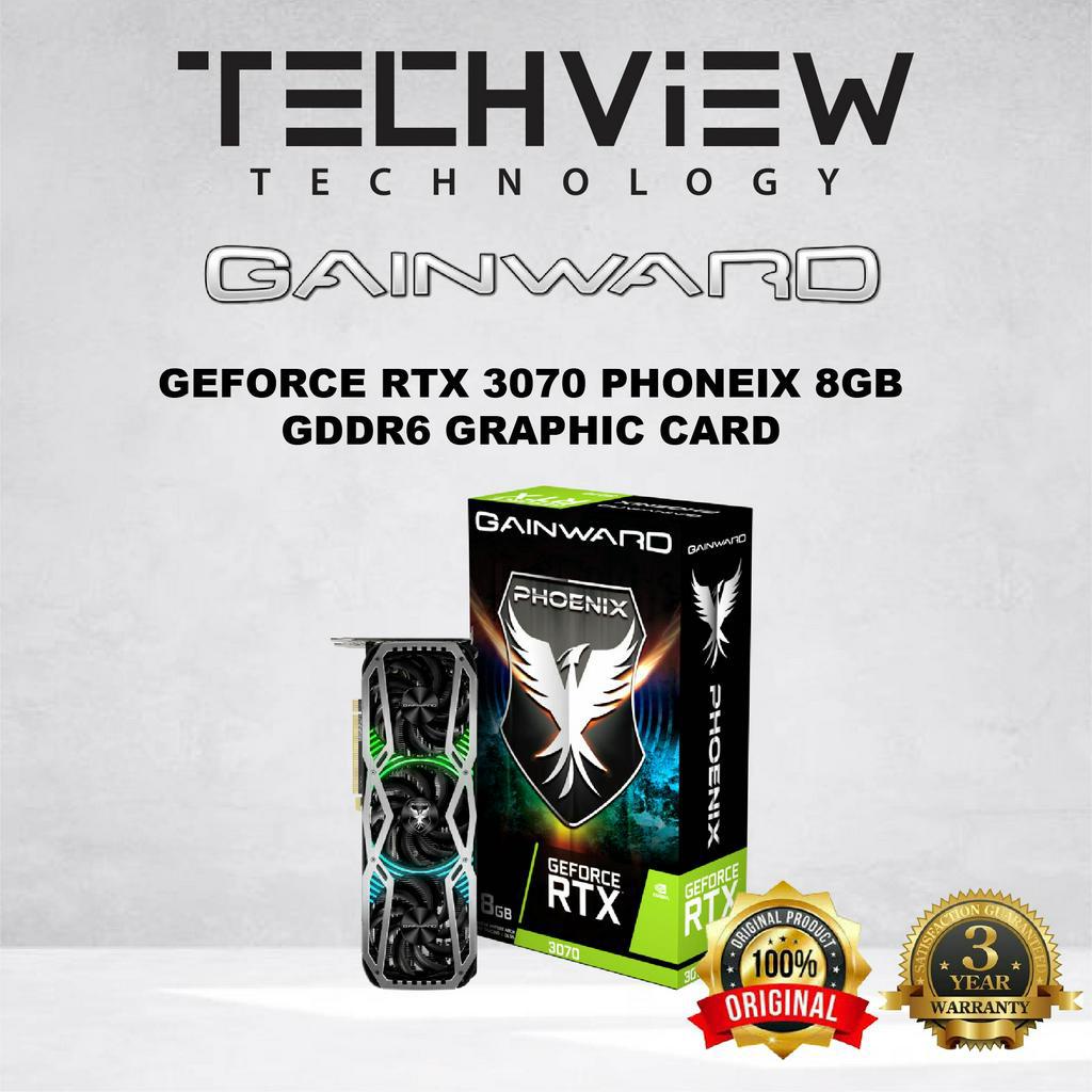 NON LHR GAINWARD RTX 3070 PHOENIX GAMING [8GB / GDDR6] | Shopee