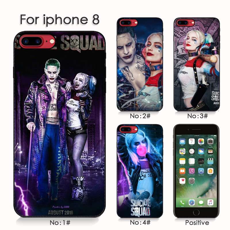 Joker and Harley quinn suicide squad Iphone 6 6plus 7 xs XS max Casing case