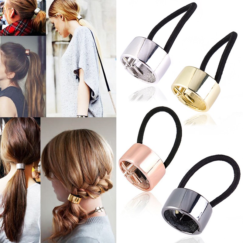 Wholesale Women Girls Elastic Hair Ties Band Ropes Ring Ponytail Holder Accs 