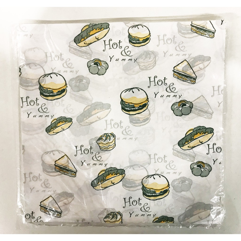 Burger wrapping paper 60pcs Shopee Malaysia