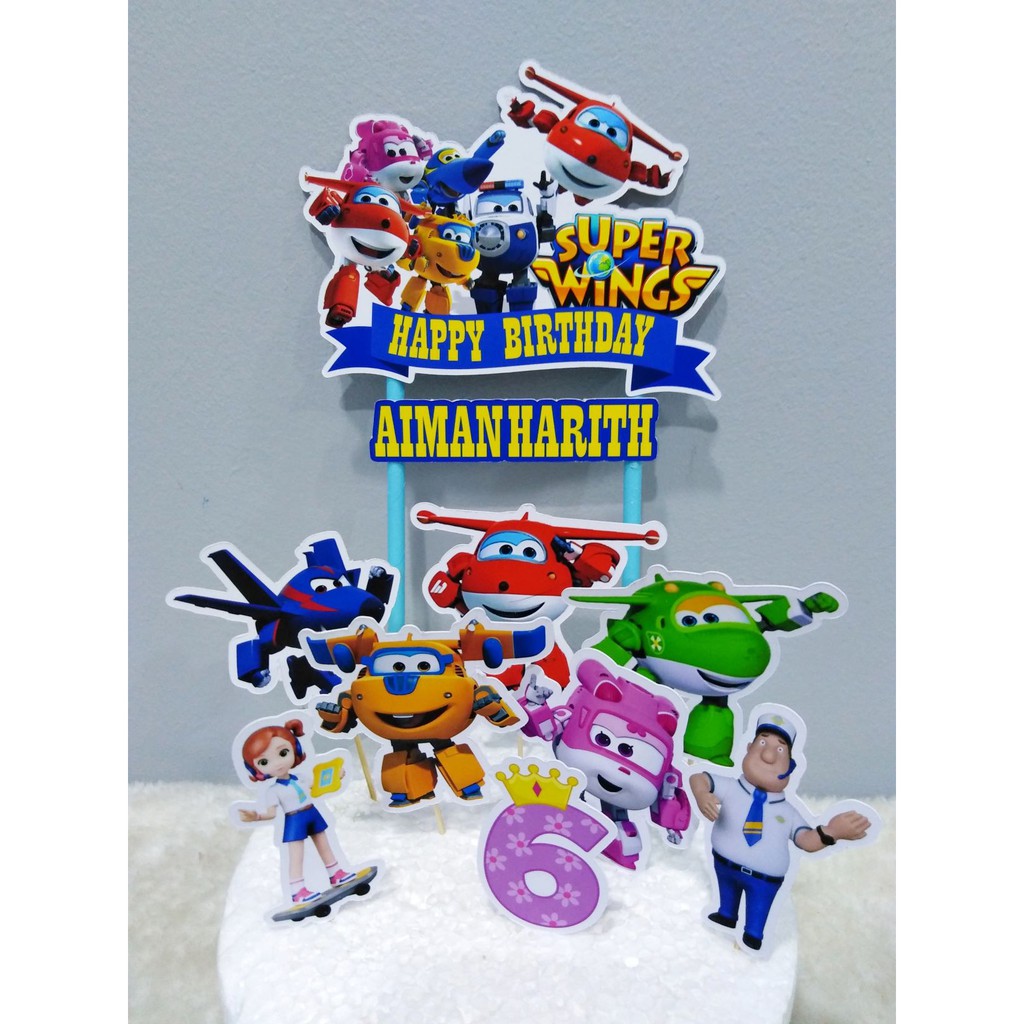 Super wings Cake Topper - 