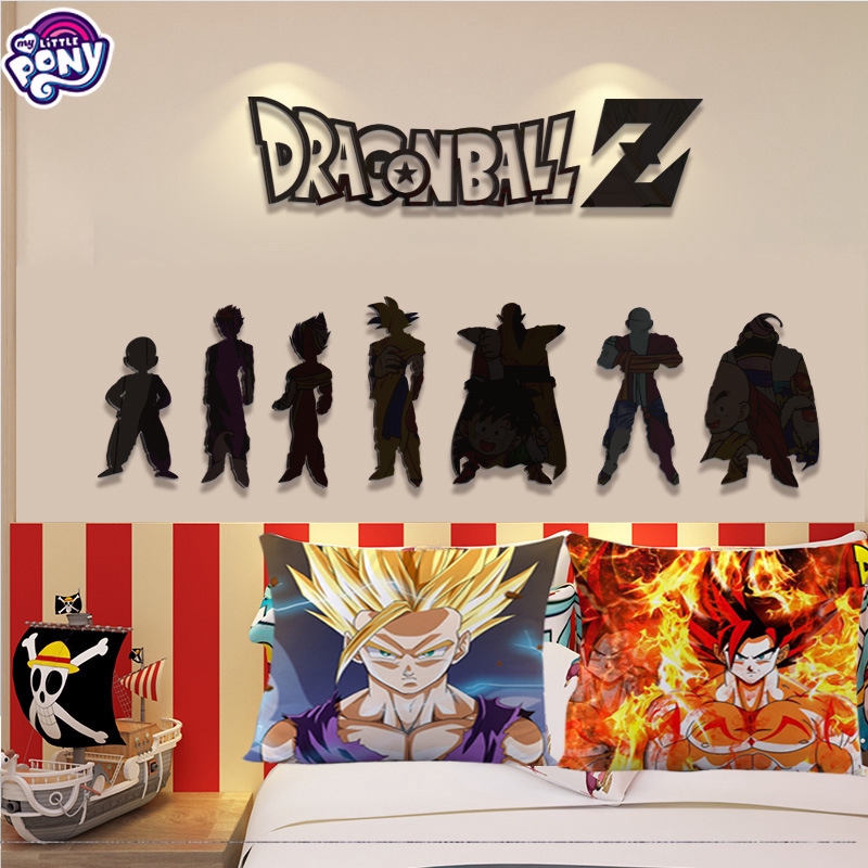 Dragon Ball Acrylic Wall Stickers Goku Poster Wall Stickers 3d Cartoon |  Shopee Malaysia