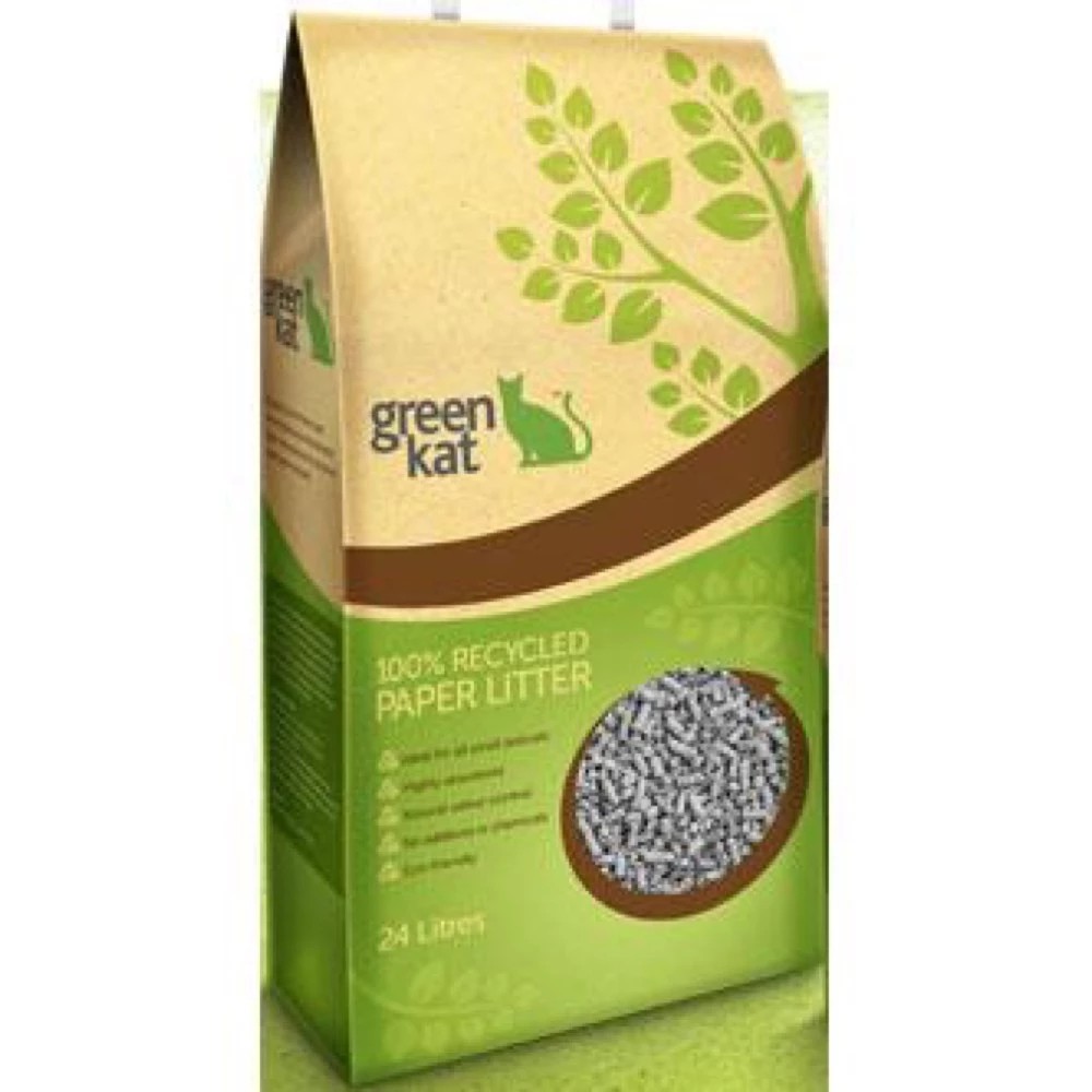 Green Kat Recycled Paper Cat Litter (24L) Shopee Malaysia