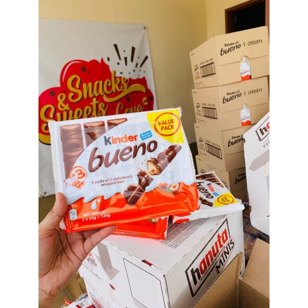 KINDER BUENO VALUE PACK (3PACKS X 43G) | Shopee Malaysia