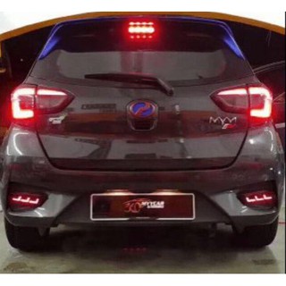Perodua Myvi 2018-2020 Rear LED Bumper reflector light bar 