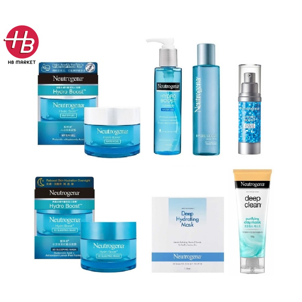 neutrogena hydro boost cleanser water gel 145ml