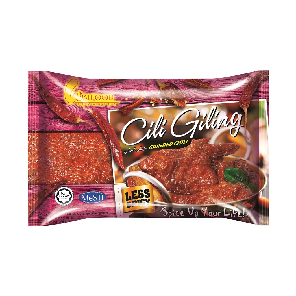 Cili Giling Less Spicy Walfood Chili Paste 700g Shopee Malaysia