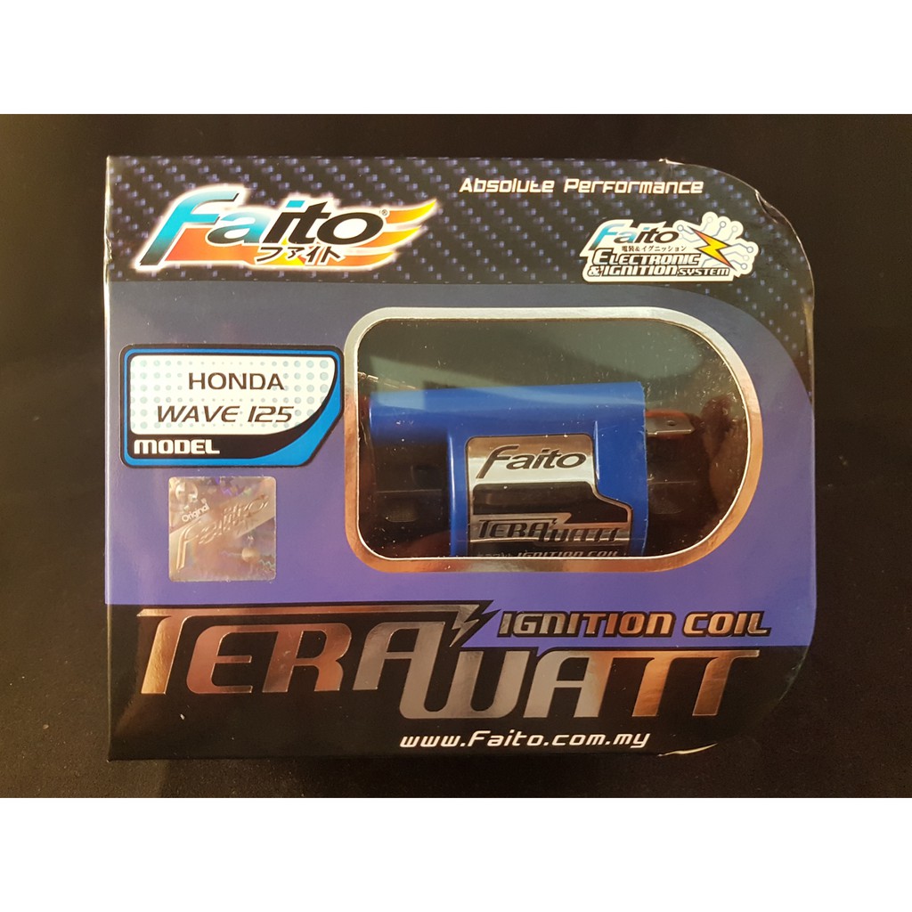 FAITO HONDA WAVE 125 RACING IGNITION COIL *MY MOTOR PARTS 
