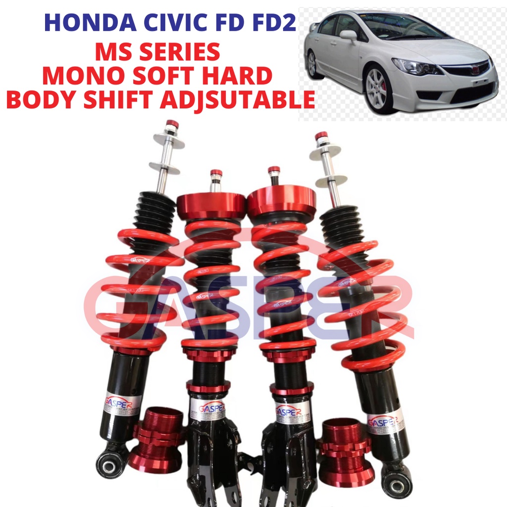 Honda CIVIC FD FD2 MONO SOFT HARD HI LO BODY SHIFT ADJUSTABLE Shopee Malaysia