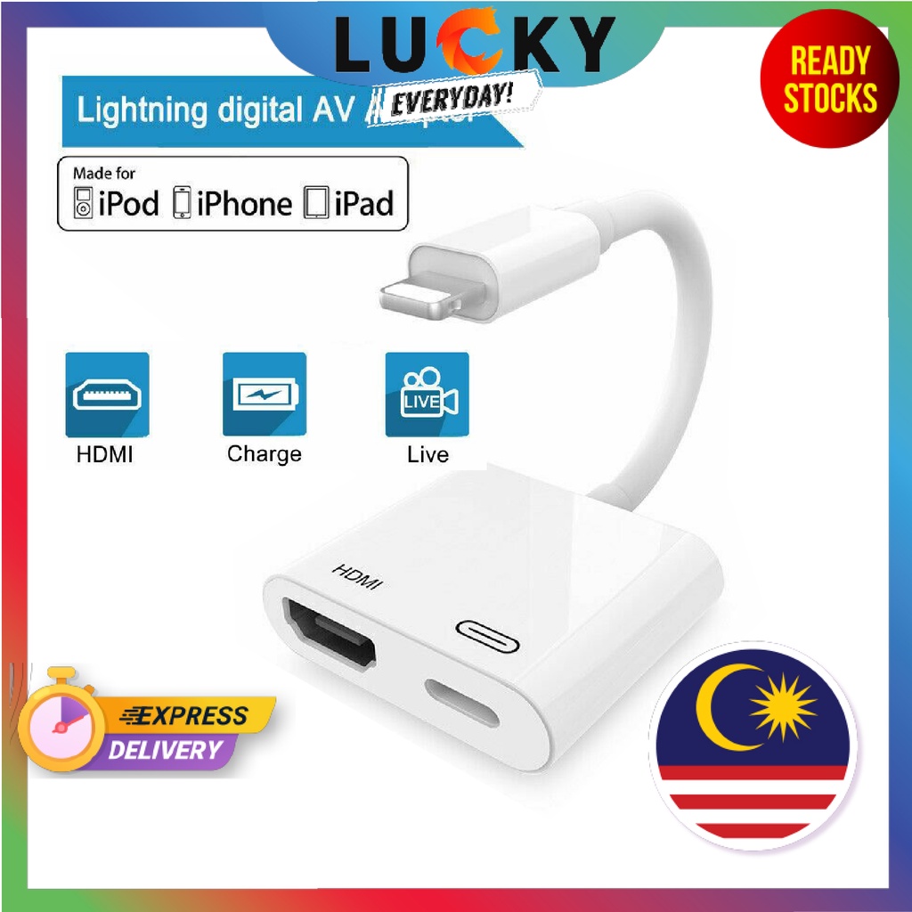 iPhone Lightning to HDTV / Lightning Digital AV Adapter Lightning to