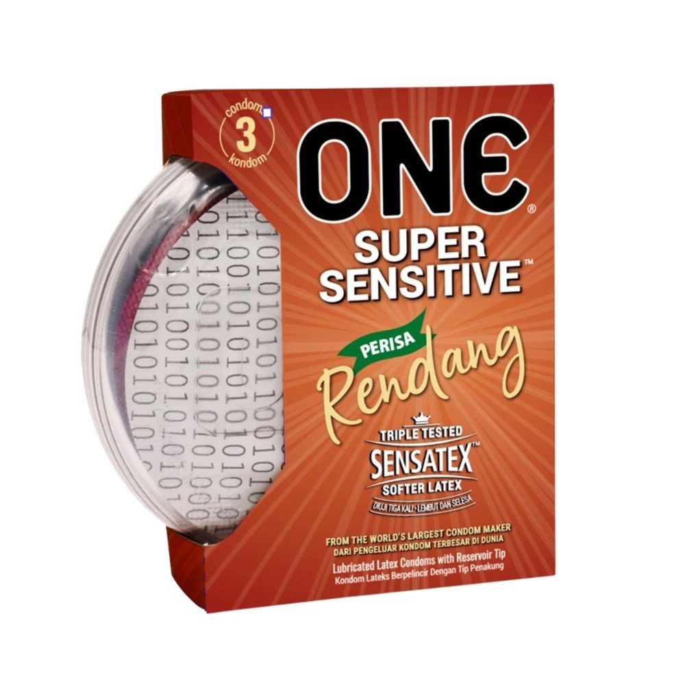 One Condom Super Sensitive Perisa Rendang 3 Pcs Shopee Malaysia
