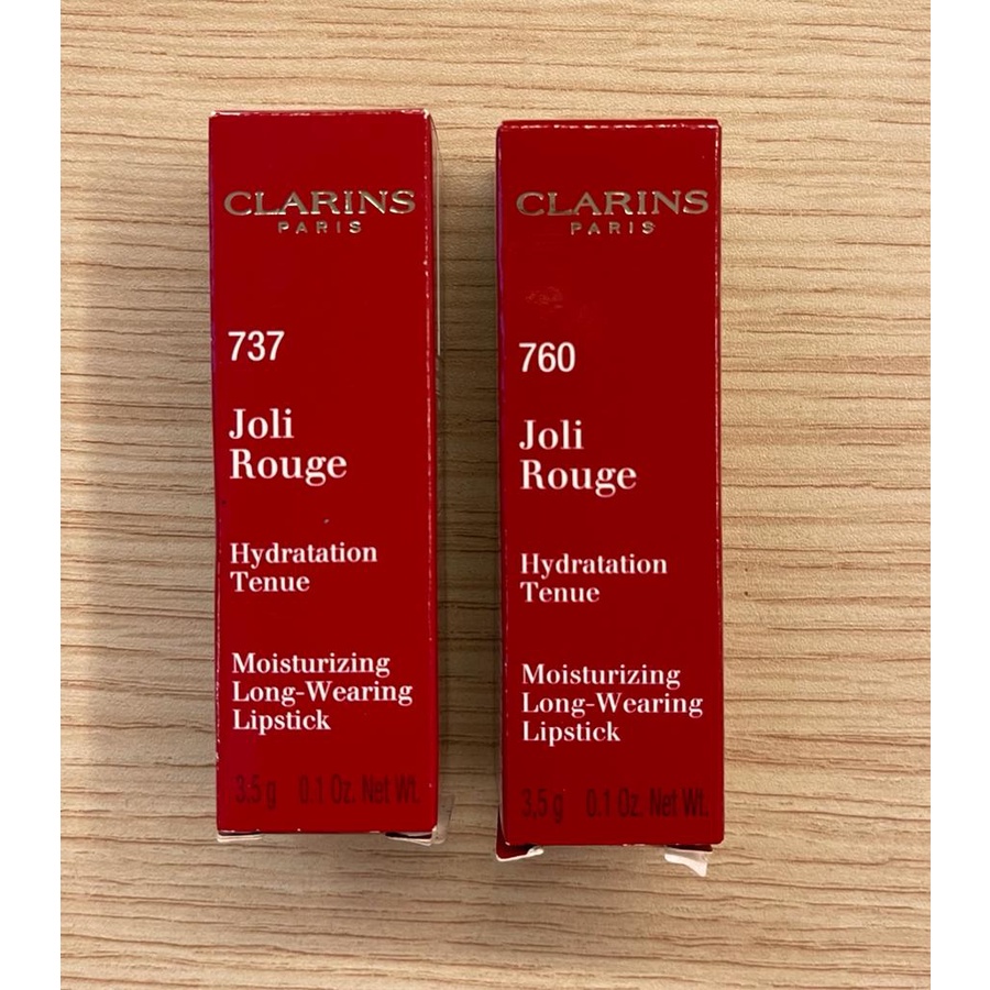 Clear Stock Expiry date 01/2023 Clarins Joli Rouge Moisturizing Long