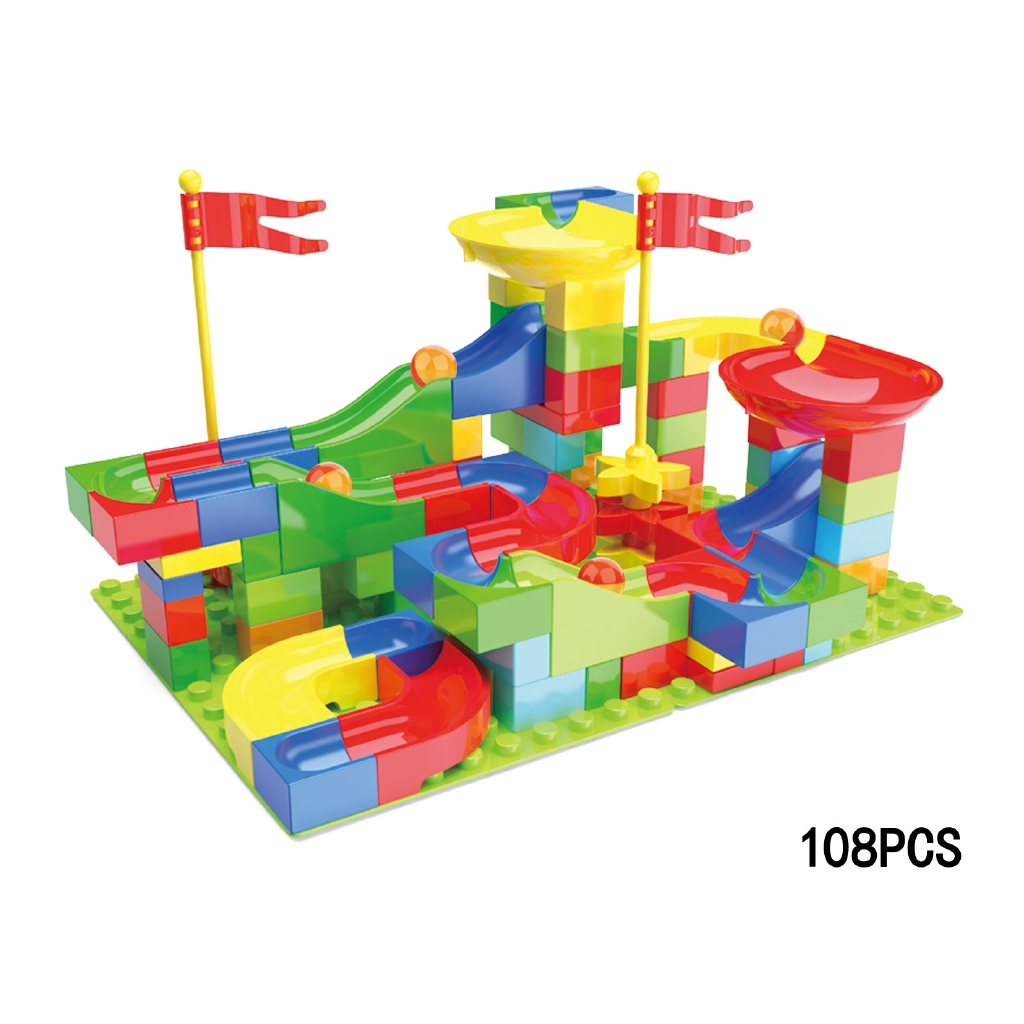 building blocks marble run