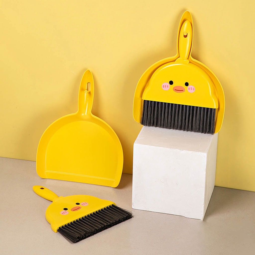 HOMENHOME Desktop mini broom set table sweep tool children students with dustpan small broom desk cleaning