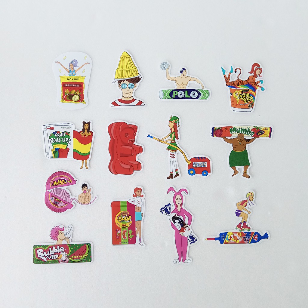 90s Candy Sticker Pack Shopee Malaysia