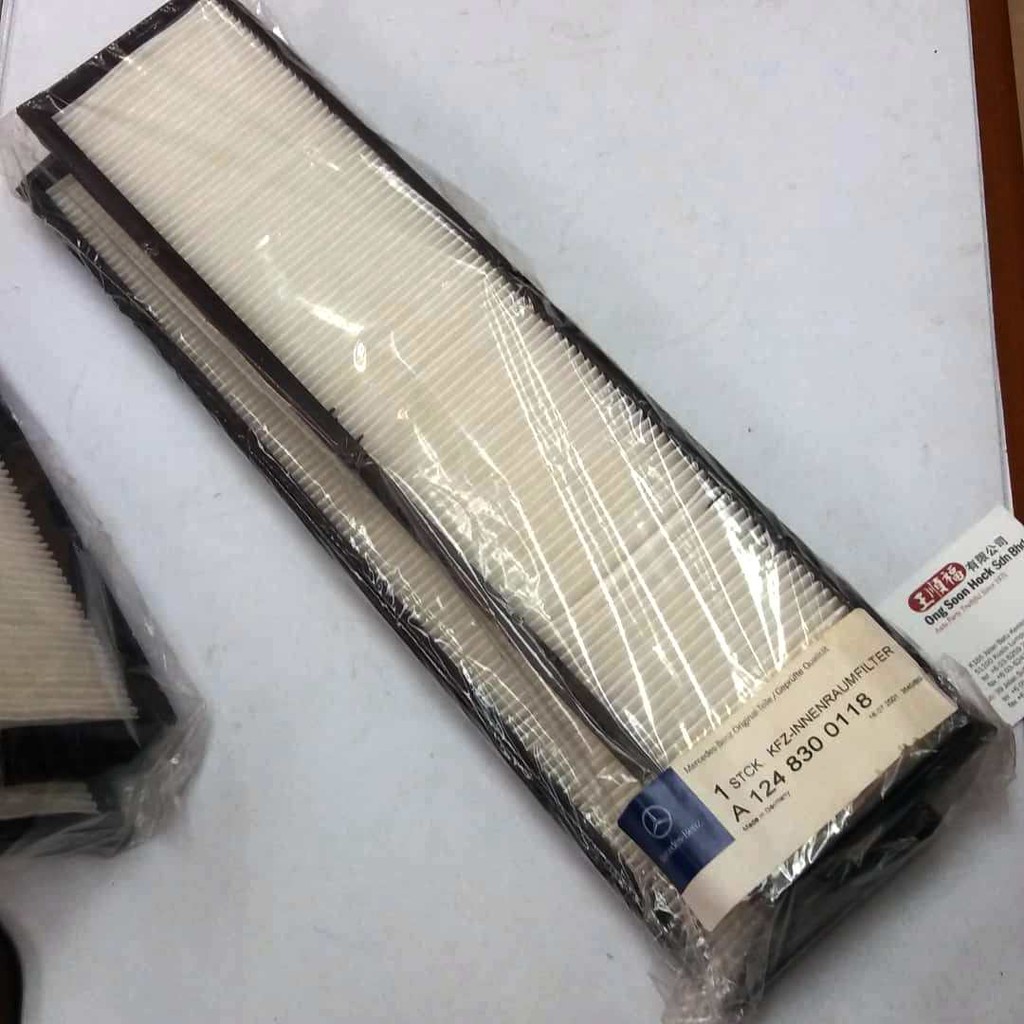 set of 2 pcs W124 Eclass Mercedes Original Cabin Air Cond Filter