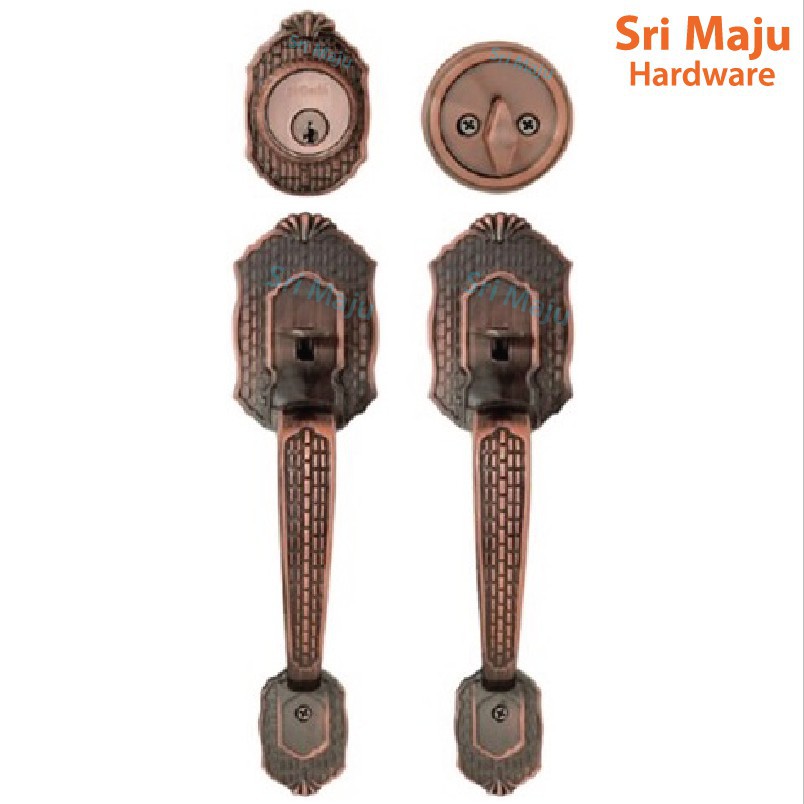 MAJU 1188 AC Quality Entrance Door Lock Set Double Handle Gripset