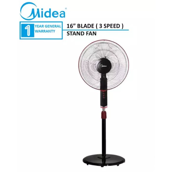 Midea Mf 16fs10n Stand Fan 16 3 Speed Settings Mf16fs10n Shopee Malaysia