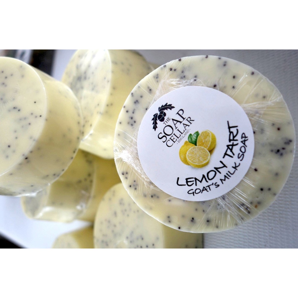 LEMON TART HANDMADE GOAT'S MILK SOAP BAR - THE SOAP CELLAR