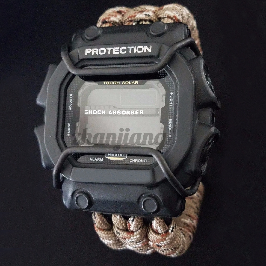 Zj Sport Watch Stainless Steel Protector Wire Guards G Shock Gx56 Gx 56 Gxw 56 Shopee Malaysia