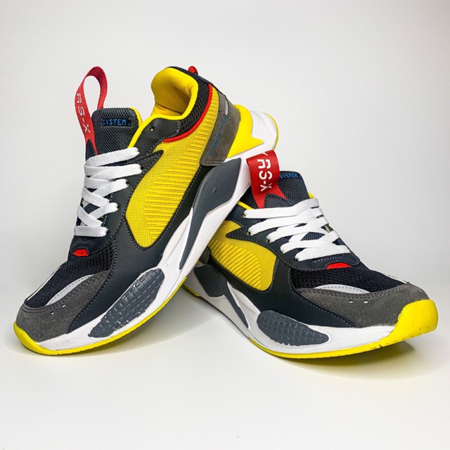 puma rsx yellow grey